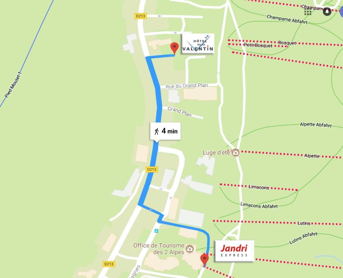 Hotel Valentin Pied Des Pistes Λε Ντεζ Αλπ Εξωτερικό φωτογραφία